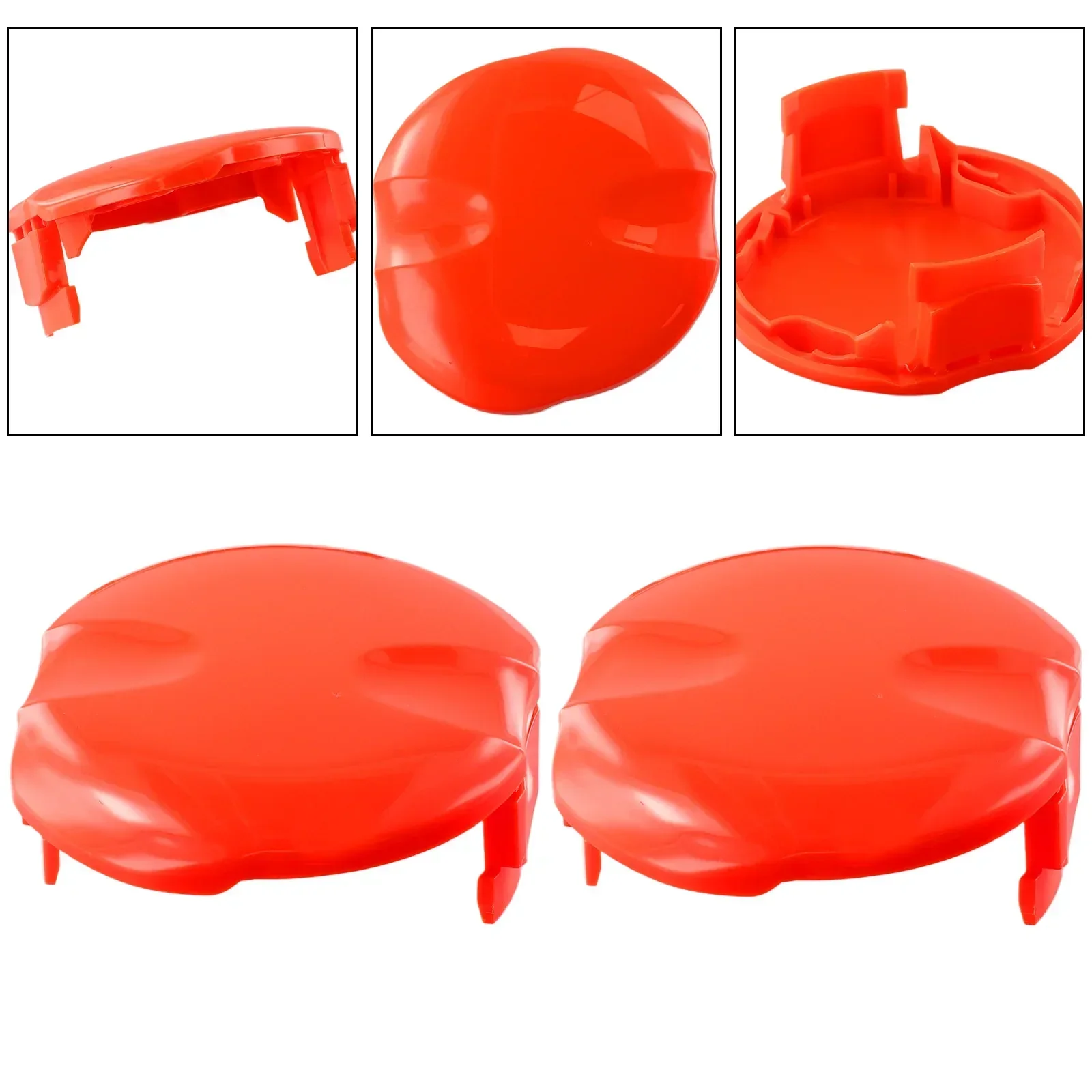 Фото Защитная крышка катушки для SmallCut 300 + Accu + Easy + Comf защелки на месте защищает и фиксирует леску на триммере простая установка №3
