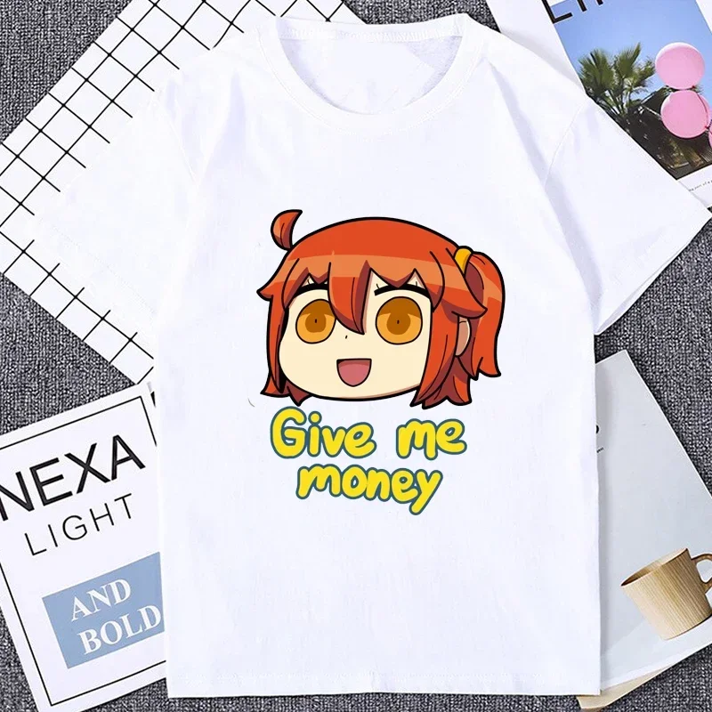 Лидер продаж, футболка в японском стиле с надписью «Game Grand Order» для мужчин, футболка для мобильных игр, женская футболка в стиле Харадзюку, Летняя Повседневная Свободная Мягкая футболка