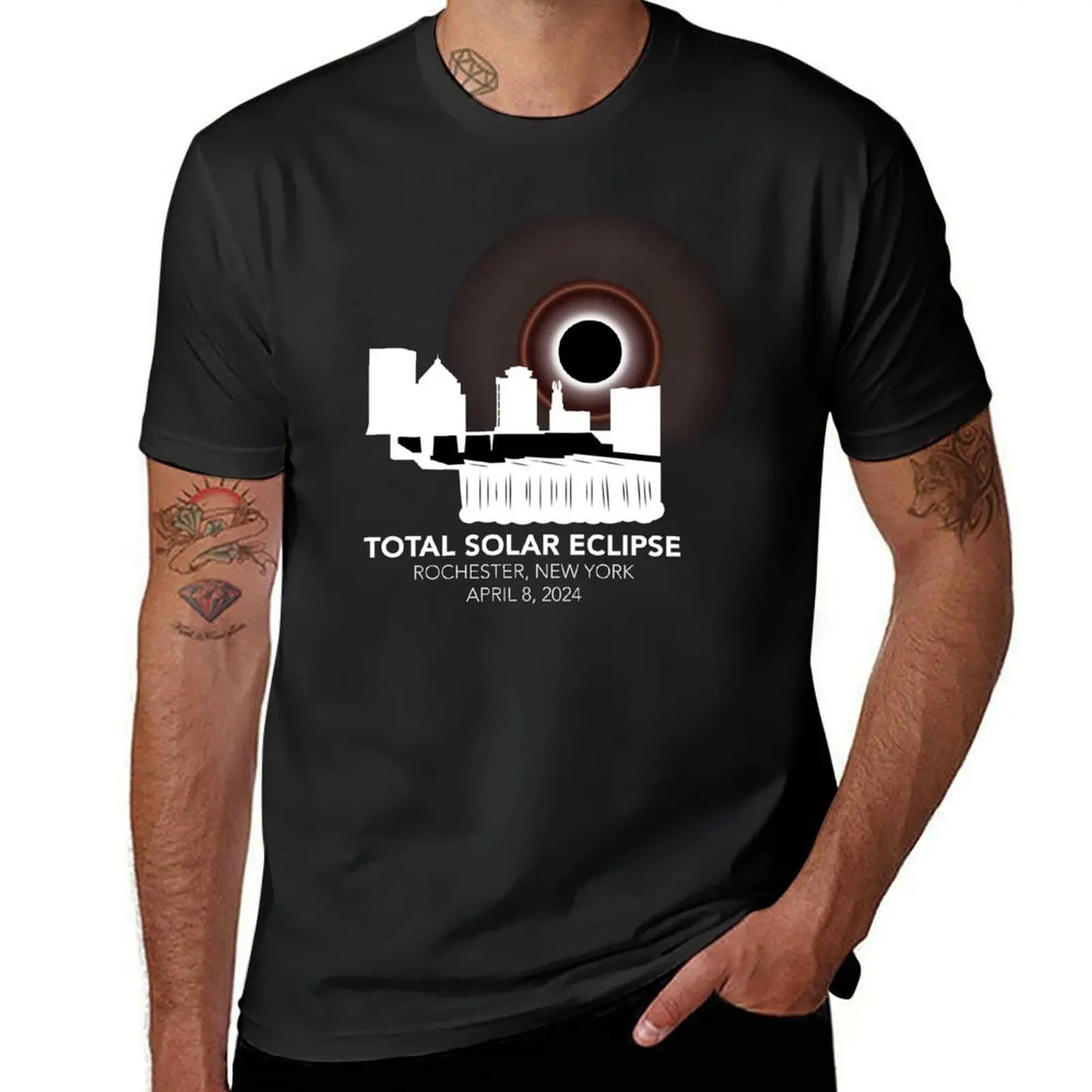 Мужская быстросохнущая блузка Rochester Total Solar Eclipse Design 4