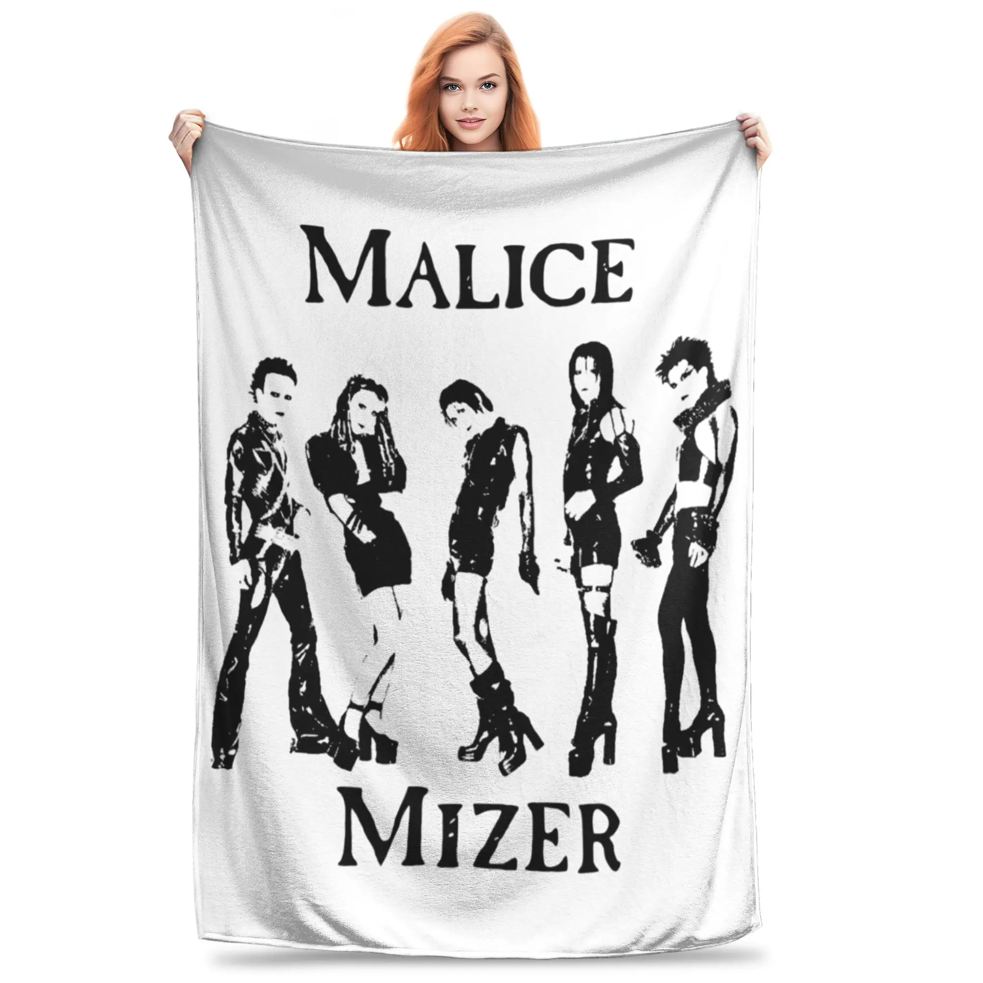 Одеяло Malice Mizer Illuminati, бархатное украшение, многофункциональное теплое одеяло для постельного белья, дорожное покрывало