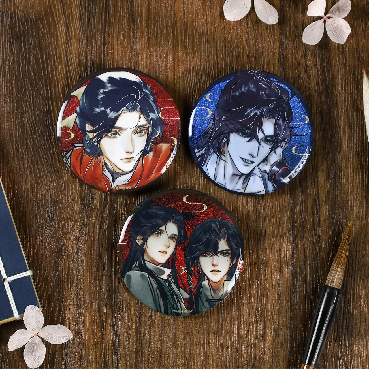 Фото Аниме Tian Guan Ci Fu/Heaven Official's Blessing Xie Lian 	 Хуа Ченг Косплей значок кулон подарок №2