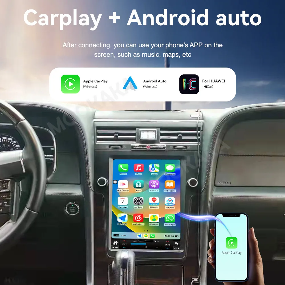 Автомобильные аксессуары, радио для Lincoln Navigator 2014-2017, Android, GPS-навигация, мультимедийный стереоприемник, головное устройство, автономный