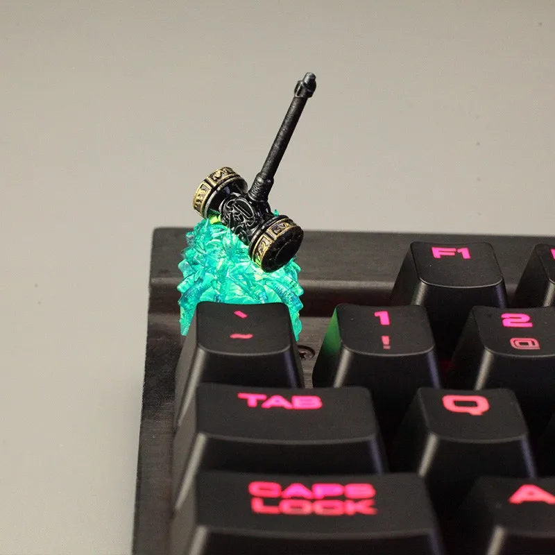 Фото Soul Land Kyecaps светильник Transmis Смола ручной работы механическая клавиатура Keycaps персонализированные подарки №4