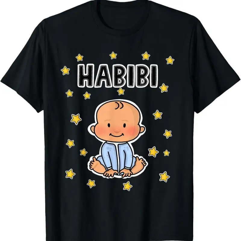 Habibi Новая футболка Mabrouk для маленьких мальчиков с арабским языком