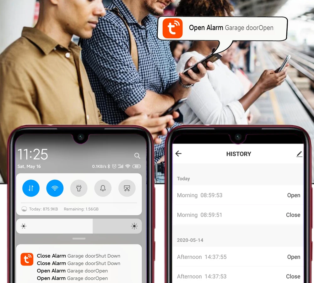 Фото Умный Контроллер Гаражных Ворот Tuya Wi-Fi №2
