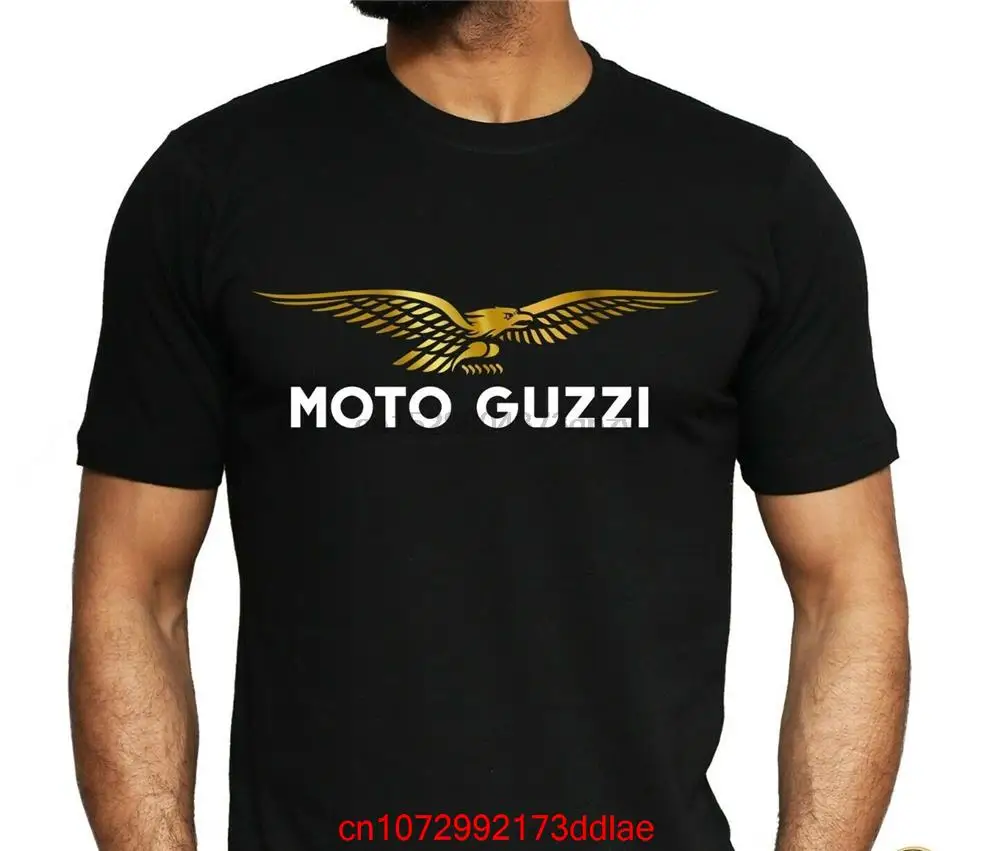 Винтажная Футболка Moto Guzzi в стиле ретро, топ для езды на велосипеде, модная футболка для езды на велосипеде