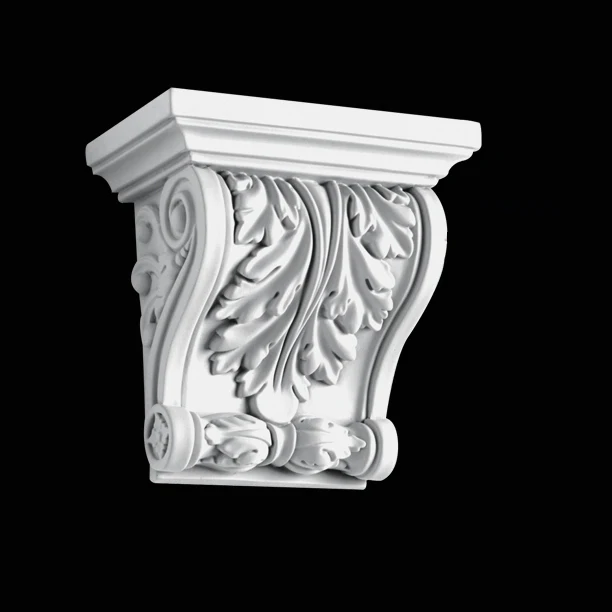 Элемент для украшения дома из искусственной кожи, полиуретановый Corbel, входной потолочный кронштейн, декор для коридора, портал, украшение, компоненты