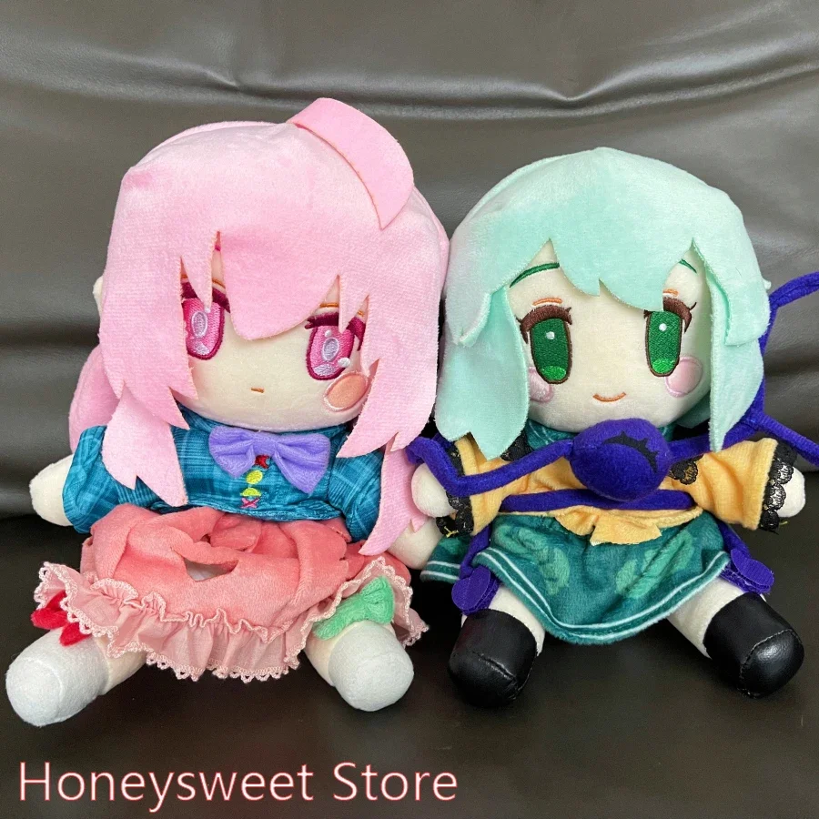 Фото Милый аниме TouHou Project Hata no Kokoro Komeiji Koishi, плюшевая фигурка, сидящие куклы, игрушка, каваи, рождественские подарки №3
