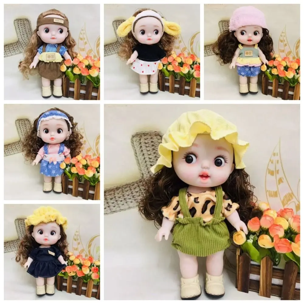 1/6 SD 28 см Bjd Кукла с одеждой Длинные волосы Мульти-стиль Одевание BJD Куклы с париком Макияж Шаровой шарнир Кукла для макияжа