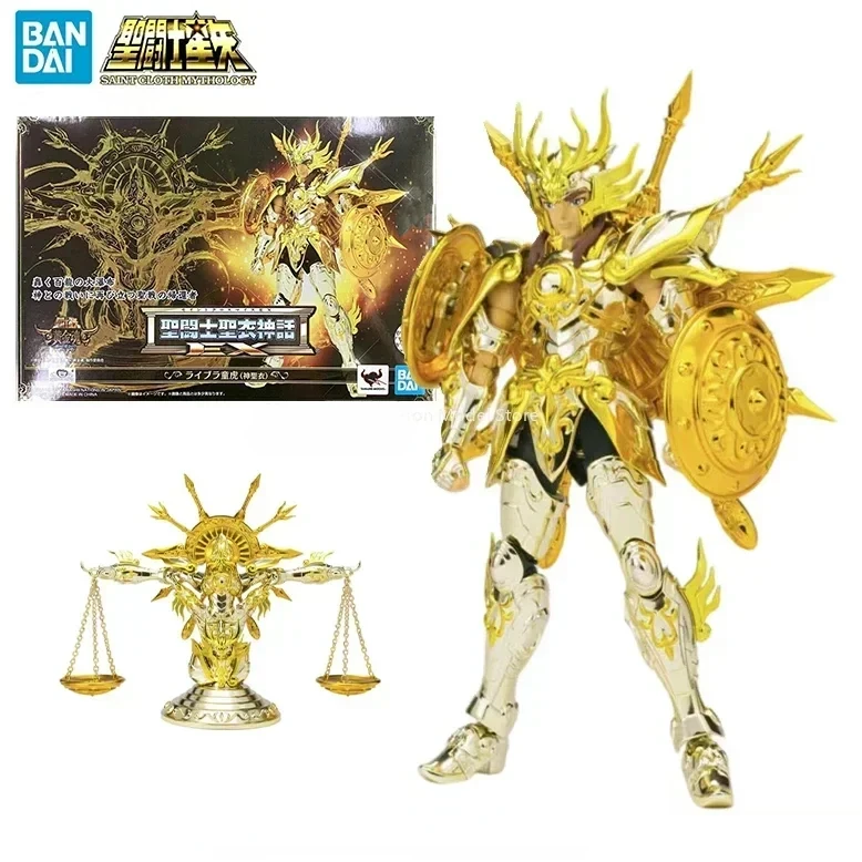 В наличии BANDAI Holy Cloth Myth EX Libra Douko Divine Cloth Saint Seiya Golden Soul Аниме Персонаж Модель Игрушка Подарочная Коллекция