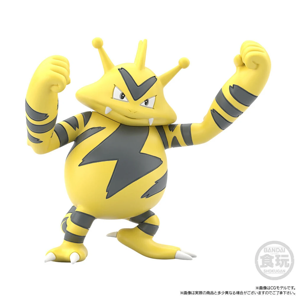 Фото Оригинальные фигурки Bandai Pokemon Scale World Lt. Surge Electabuzz Magneton, подарки на день рождения, коллекционные игрушки-модели 1/20 №3