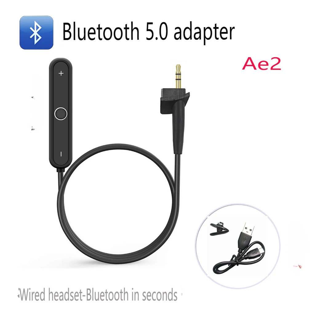 Фото Стереонаушники Bluetooth 5.0 подходят для BOSE Headworn OE2 Bluetooth-кабель QC15 для QC25 для QC35 для AE2 для QC3 для 700 №4