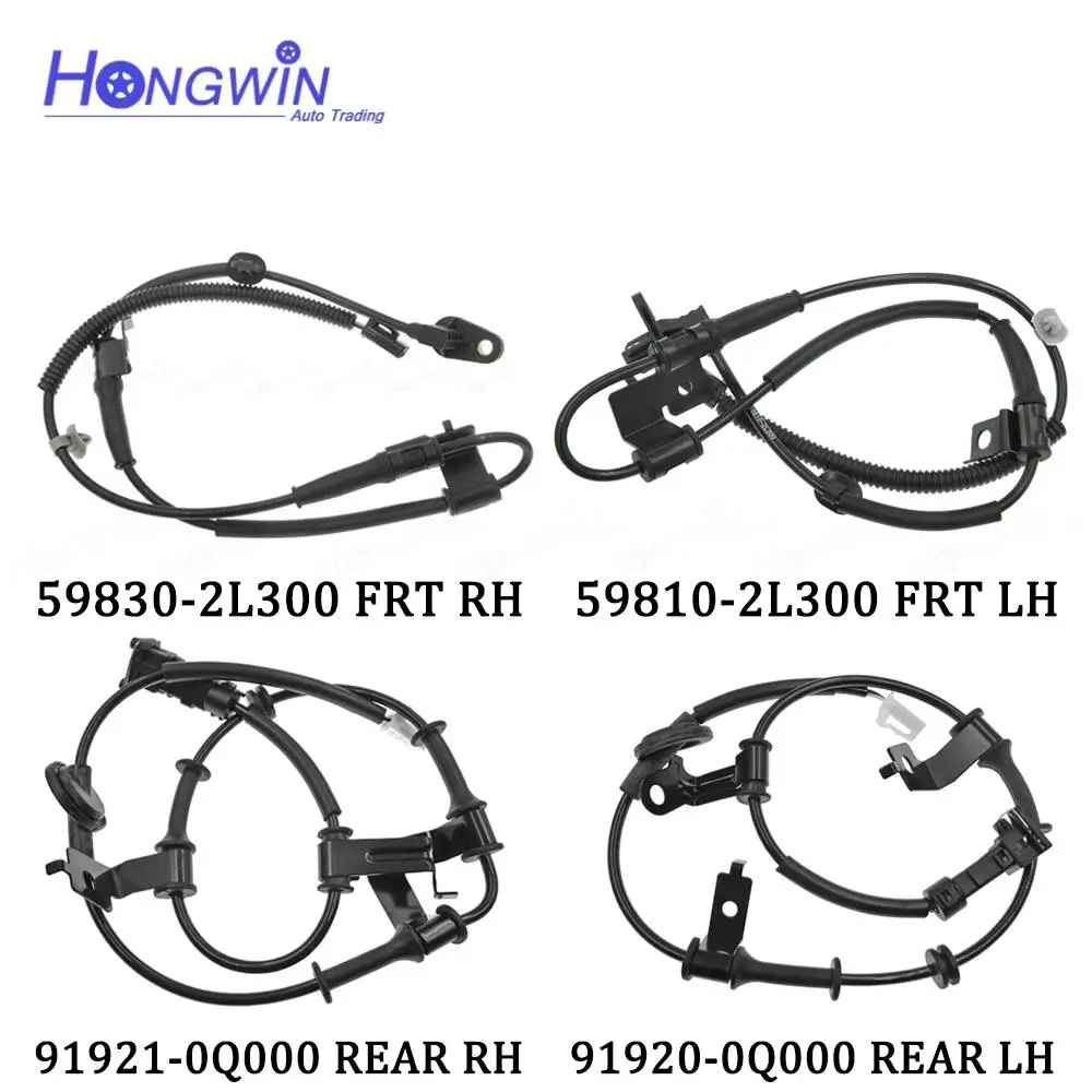 59830-2L300 91920-0Q000 91921-0Q000 Датчик скорости ABS передний Reae RH LH Подходит для Hyundai Elantra I30 Scenic Ceed 1.4 1.6 1.8 2.0 07-12