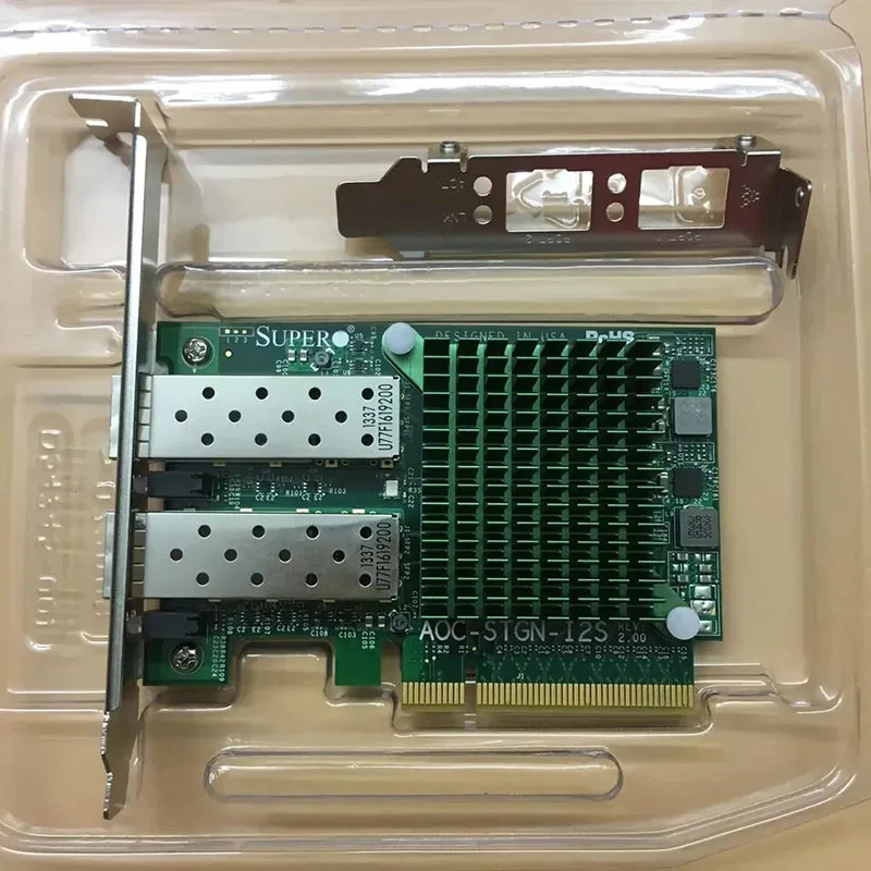 AOC-STGN-I2S SUPERMICRO X520-DA2 REV 2.0 ДВОЙНОЙ ПОРТ 10, ГИГАБИТНАЯ КАРТА ETHERNET