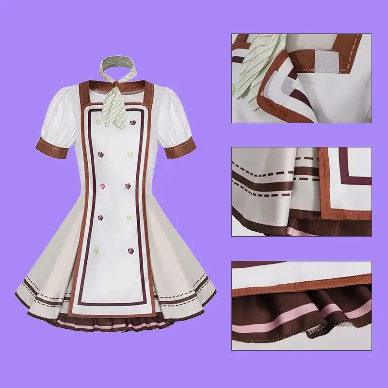 COSda @ Новый Hinomori Shiho Косплей Проект Sekai Лолита Платье Костюм Парик Лео/необходи Hinomori Женская праздничная одежда Хэллоуин Необычные U Костюмы для косплея