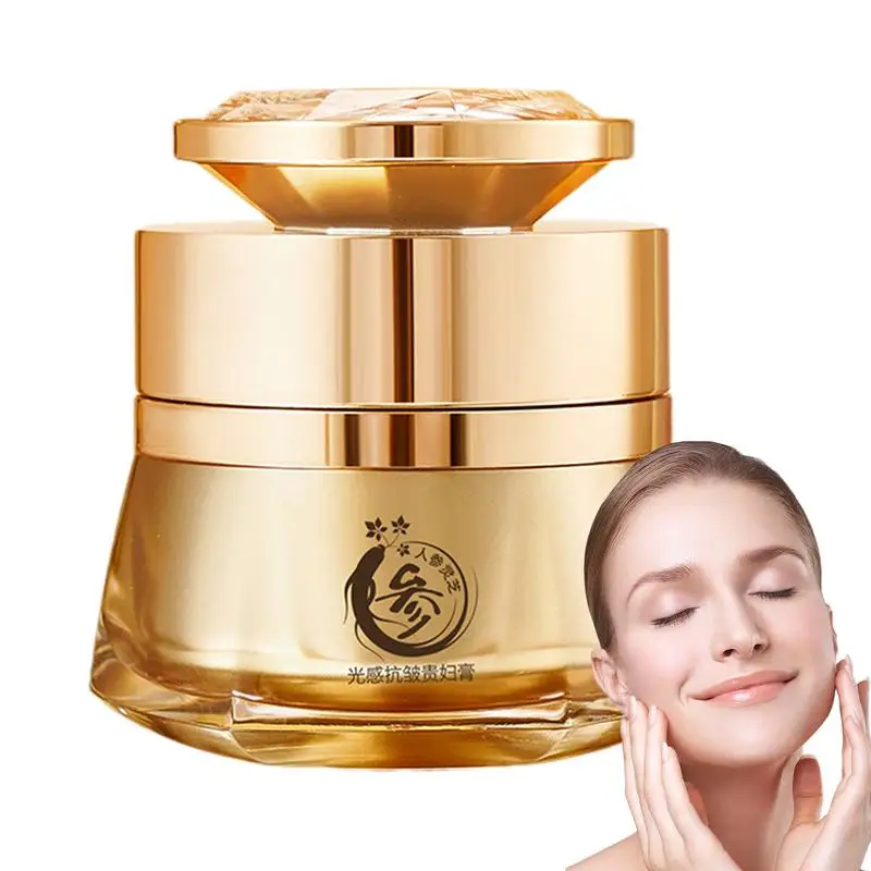 Фото Крем от морщин женьшеня Ganoderma, 50 г, экстракт женьшеня, жидкое увлажняющее масло, антивозрастной Осветляющий крем, уменьшающий морщины №4