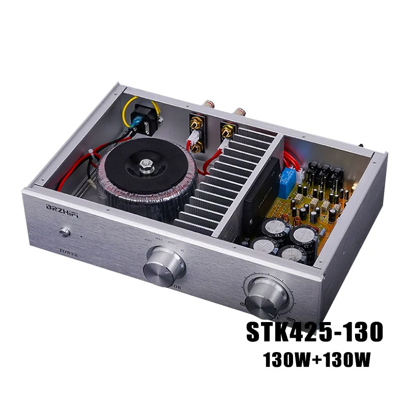 Толстопленочный HiFi пост-усилитель Sanyo, 130 Вт, высокая мощность, без потерь, Bluetooth 5,3, аудиозвук для домашнего кинотеатра, настольные усилители