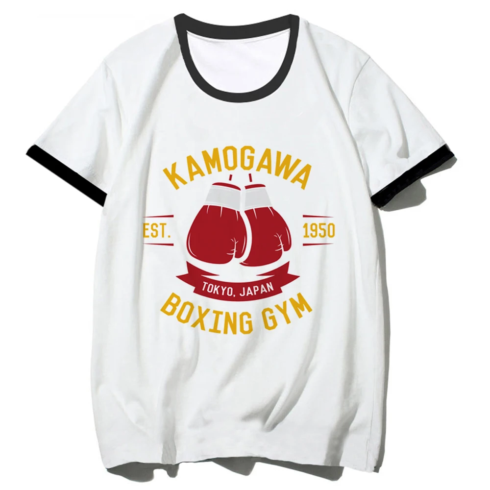 Фото Kbg Hajime No Ippo Kaus Футболка женская графическая дизайнерская Манга Футболка женская графическая одежда №3