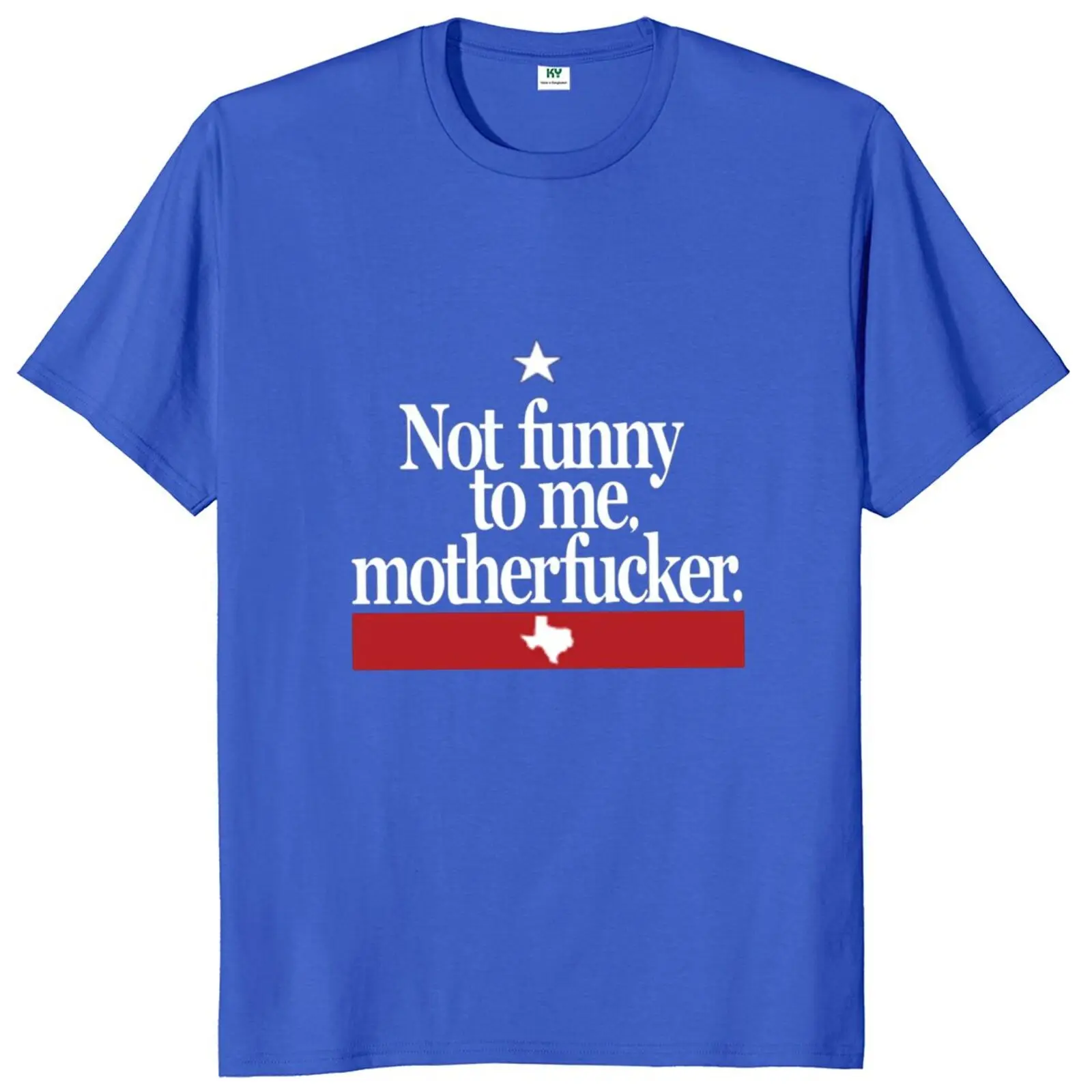 Фото Футболка унисекс с надписью «Not Funny To Me», 100% хлопок №2