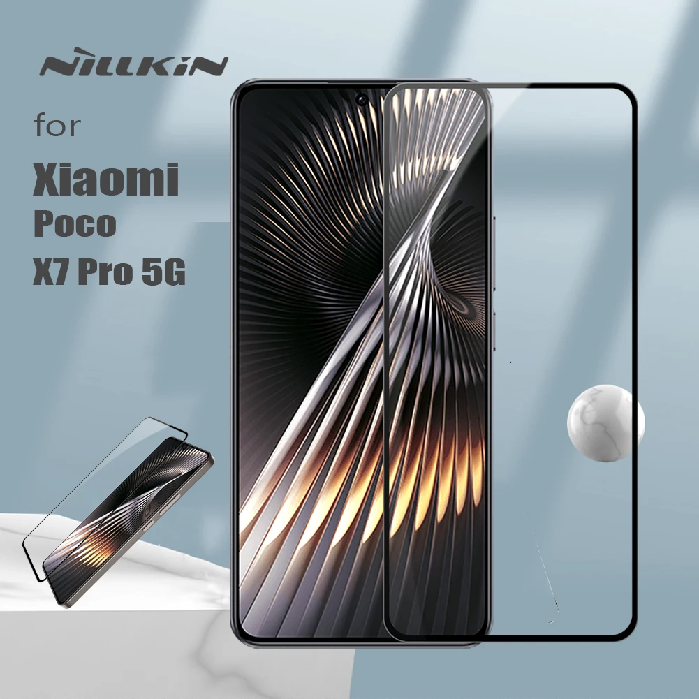 Nillkin для Xiaomi Poco X7 Pro 5G закаленное стекло CP + PRO полное покрытие клейкая защитная пленка для экрана для Poco X7 Pro 5G