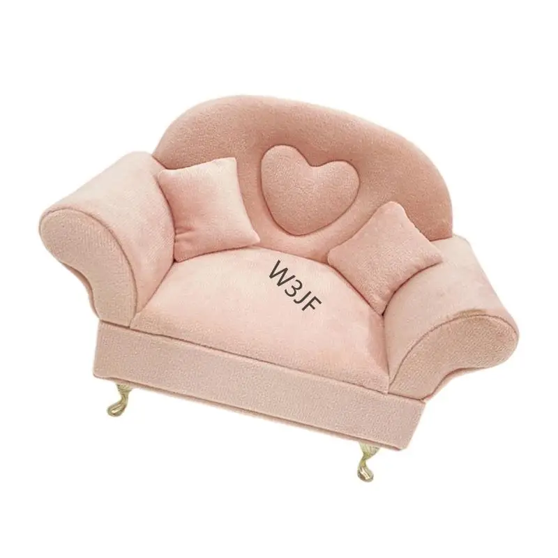 W3JF Pink Dollhouses Doveseat Dofa Dewelry Diewelry Diewlery для творческой игры