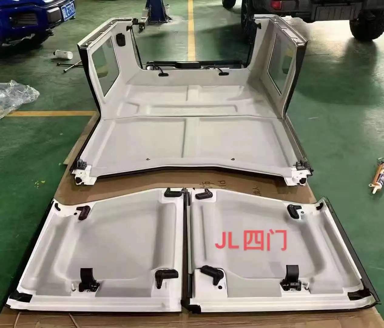 J9052 JL JK Комплект теплоизоляции и звукоизоляции салона автомобиля для Jeep для Wrangler 2007 + автомобильная солнцезащитная пленка без дрели, звукоизоляция