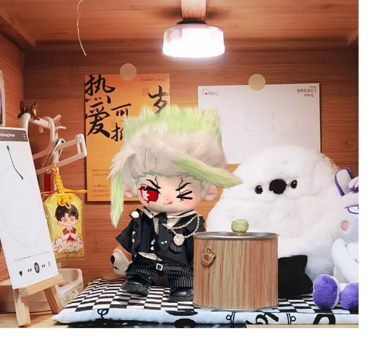 Ishigami Senkuu Boy Stone Doll 20 см Подвеска Игрушка Одевание Мультфильм Игра Аниме Косплей Детский Подарок