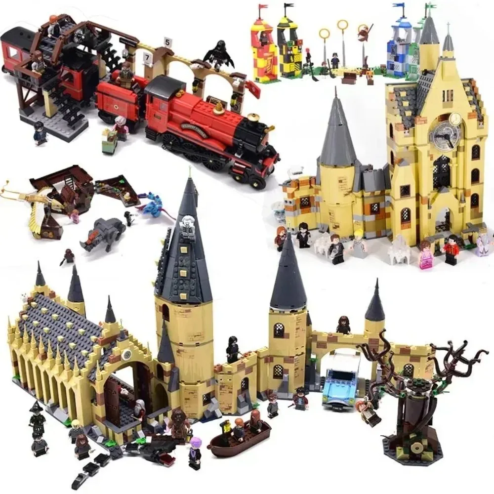2022 Harris Forbidden Forest Umbridge's Encounter Tower 4 Privet Drive Attack on The Burrow Hedwig Строительные блоки Игрушки Подарки