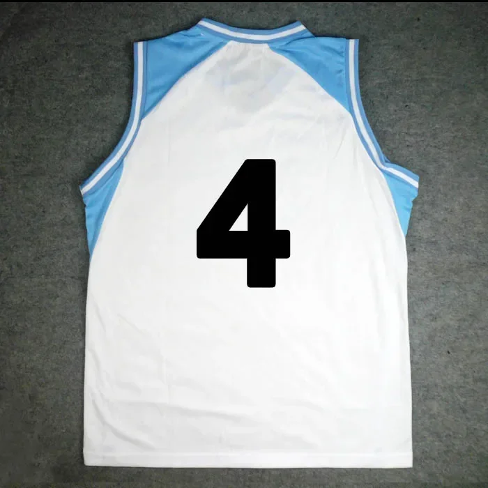 Фото Аниме КУРОOKO'S BASKETBALL Kuroko No Basuke Косплей Rakuzan School # 4 Баскетбольная майка Акаши Сиджуро, костюм на Хэллоуин №2