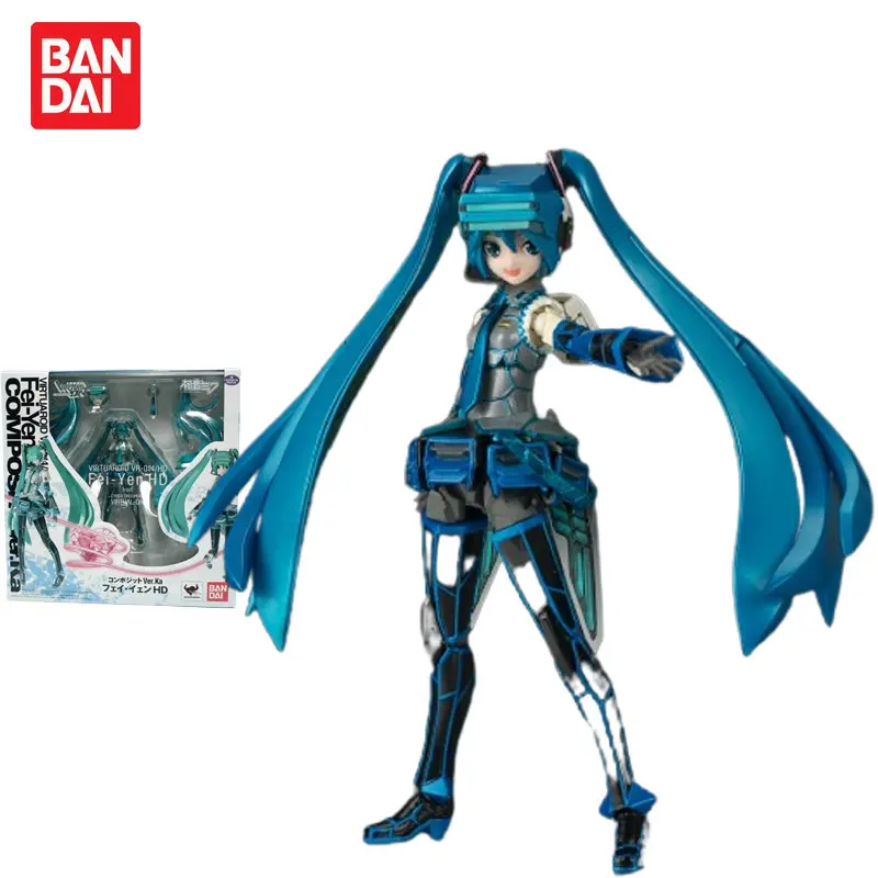 Оригинальная оригинальная Подлинная модель Bandai, экшн-фигурка Ver Ka Hatsune Miku FEI YEN FIGMA, Коллекционная модель, игрушки, орнамент