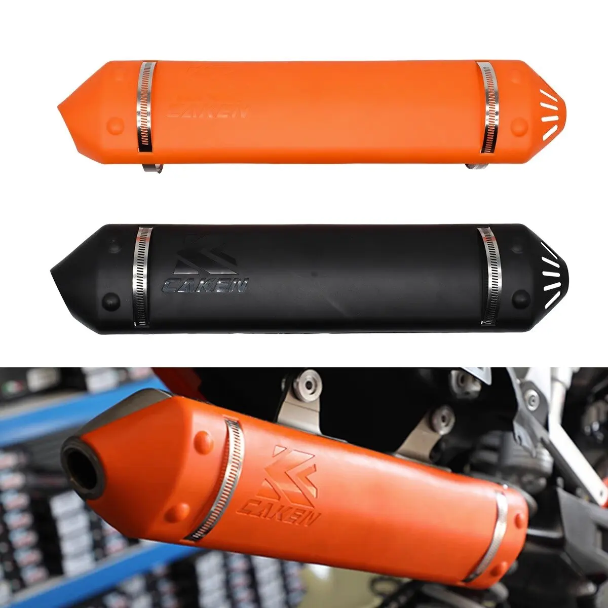 Защитная задняя часть выхлопной трубы мотоцикла для Hengshi Z300 KTM EXC XC TE 250 300 аксессуары для тюнинга внедорожного велосипеда
