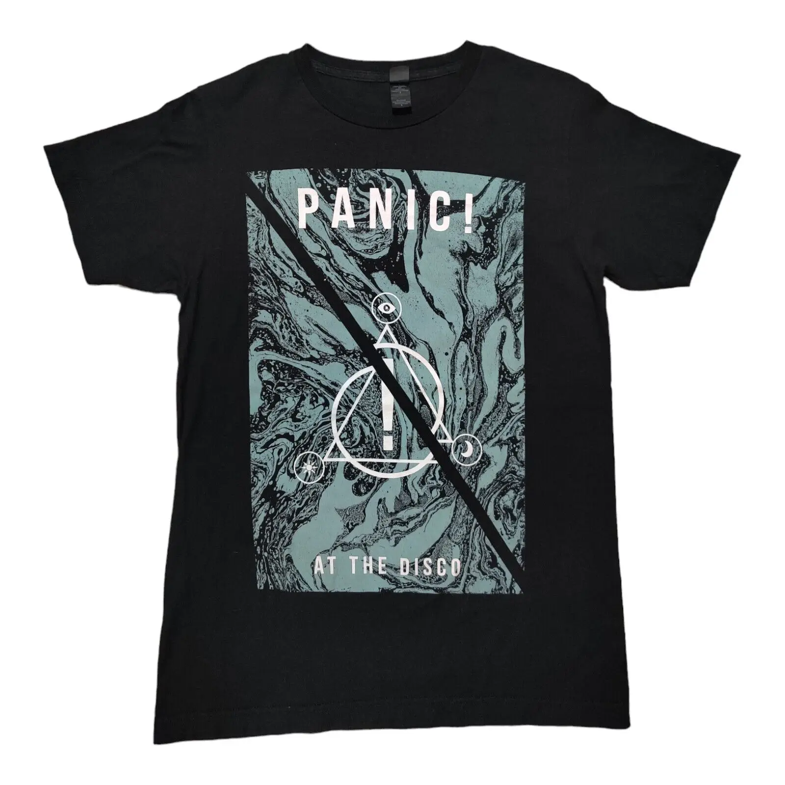 Panic! at the Disco рубашка для взрослых с коротким рукавом P!ATD Rock Music Graphic Tee