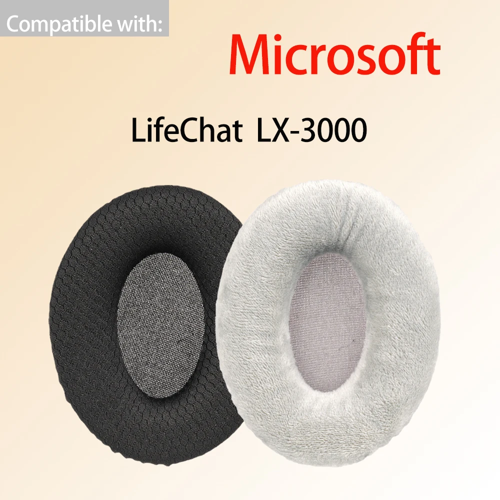 LifeChat LX3000 подушечки для наушников Microsoft LX-3000, сменные амбушюры из велюровой сетчатой ткани, чехлы для гарнитуры