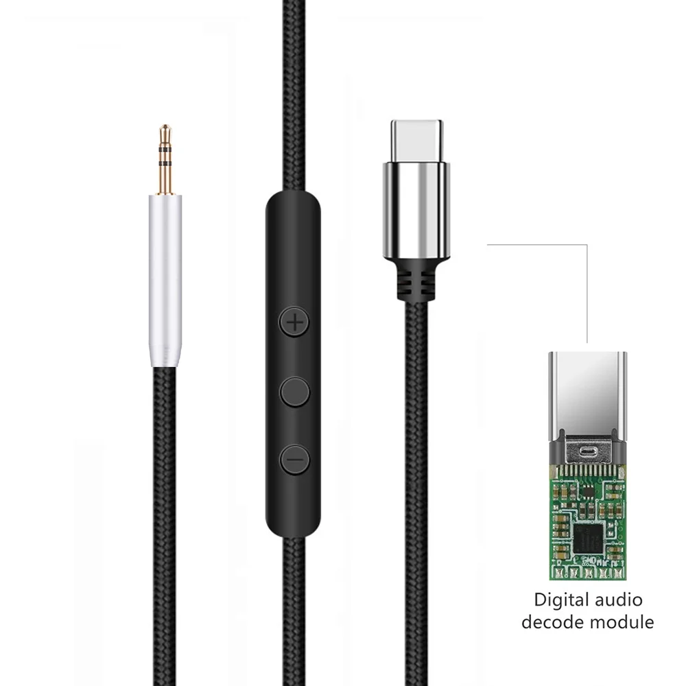Сменный кабель USB Type-C 2,5 мм для наушников JBL Synchros S300 S300I S300a S500 S700 S400BT E40BT E30 E40 E50BT J56BT (art.: 3920c2a1bbcb4) - 3920c2a1bbcb4