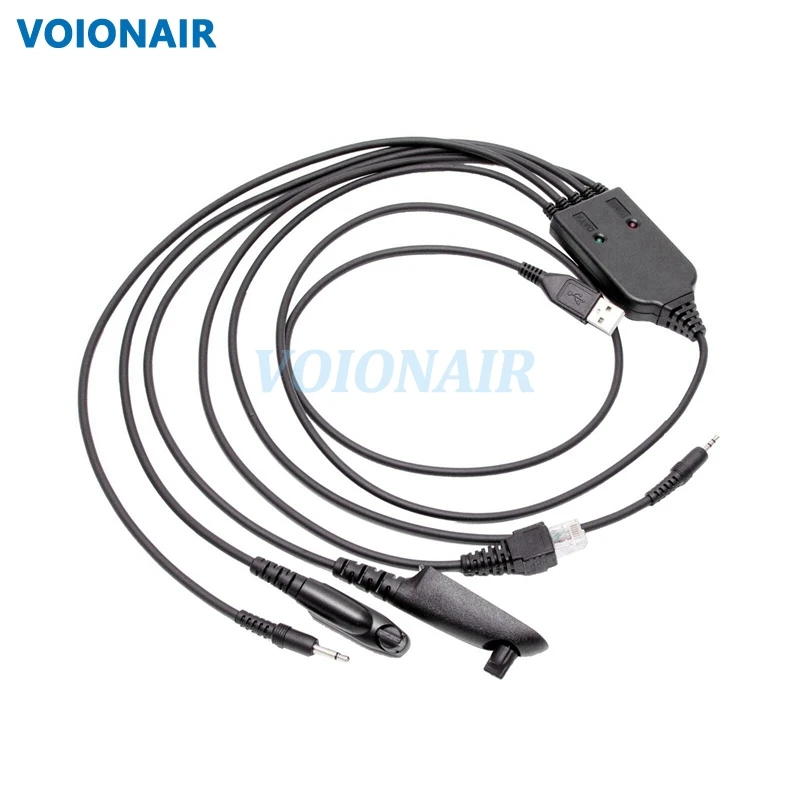 USB-кабель для программирования VOIONAIR 5 в 1 для Motorola EX500 EX600 GP328 PLUS EP450 VL130 GM3188 Программный кабель Walkie Talkie Аксессуары & Запчасти