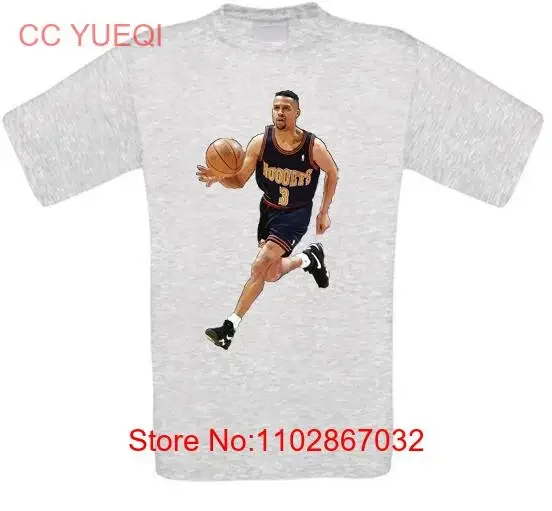Mahmoud Abdul Rauf Denver Баскетбольная футболка alle Größen NEU vintage Washed Unisex Мягкая удобная универсальная повседневная мода