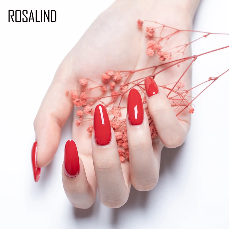 Фото ROSALIND Mini/15 мл отмачиваемый однотонный гель для ногтей яркий для дизайна ногтей фотодизайн/УФ-лампа Полуперманентная необходимость базового верхнего слоя №5