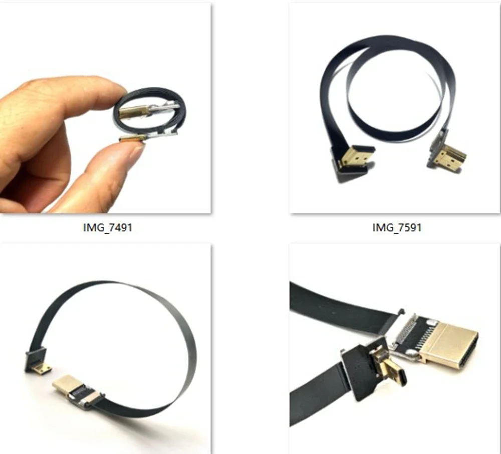 Фото Мини HDMI FPC полоса плоский HDTV совместимый кабель шаг 20pin для HDMI HDTV FPV мультикоптера аэрофотосъемки FPV FFC №5