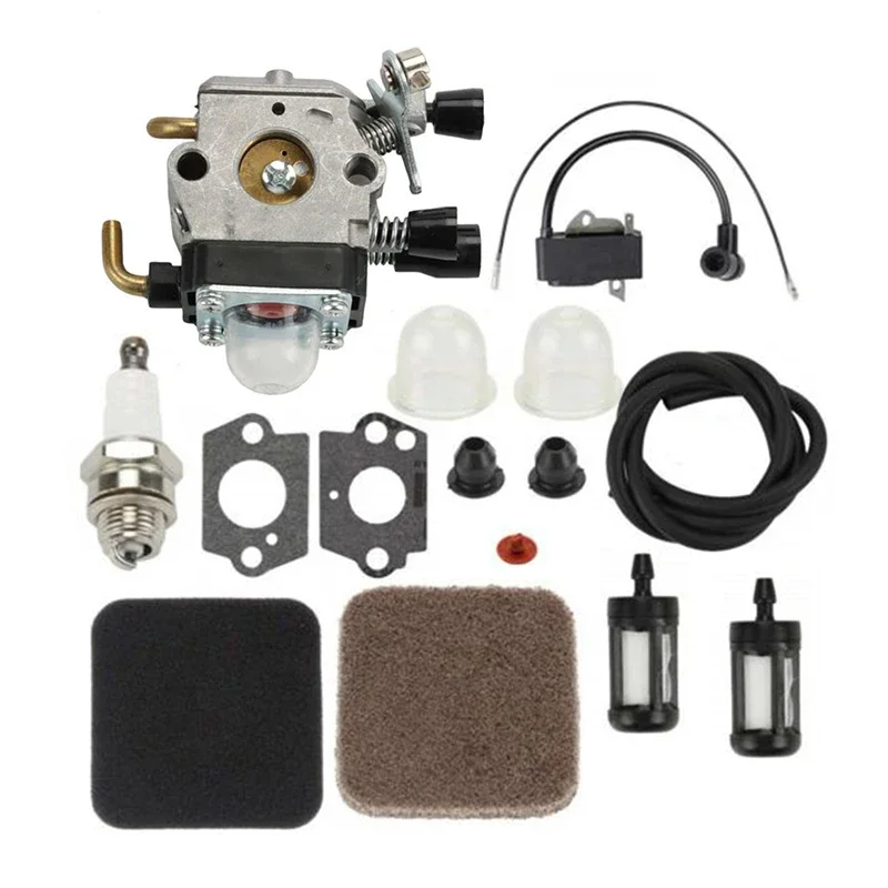 Фото Замена карбюратора для FS75 для FS80 для FS80R FS85R FS85T FS85RX с комплектом катушек зажигания и аксессуарами №3