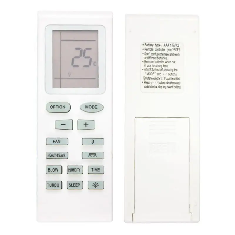 Фото Пульт дистанционного управления кондиционером для GREE Trane Electrolux YB1F2 YB1F YB1FA YB1FAF YB1F2F YBOF YB1A21 YBOF2 YB0F Кондиционер №2
