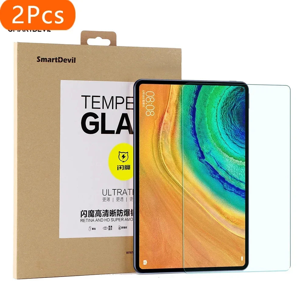 Защитные пленки из закаленного стекла SmartDevil для Huawei MatePad Pro 10,8 дюйма, полное стекло HD с защитой от синего света, 2 шт.