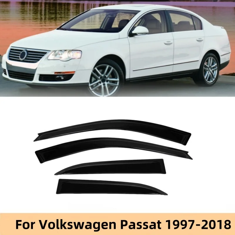 Для VW Passat B5 B6 B7 B8 2007 2008 2009 2010 2011 2012 2015 2016 2017 2018 оконные козырьки от дождя солнцезащитный козырек вентиляционный дефлектор ветра