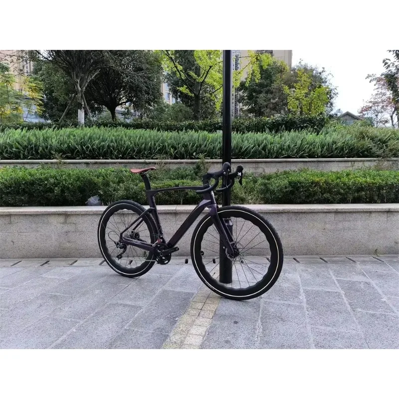 Фото TWITTER GRAVEL-V3 GRX RX600-22Speed Гидравлические дисковые тормоза Углеродное волокно Шоссейный велосипед 700*40c гравийный велосипед велосипед велосипед №3