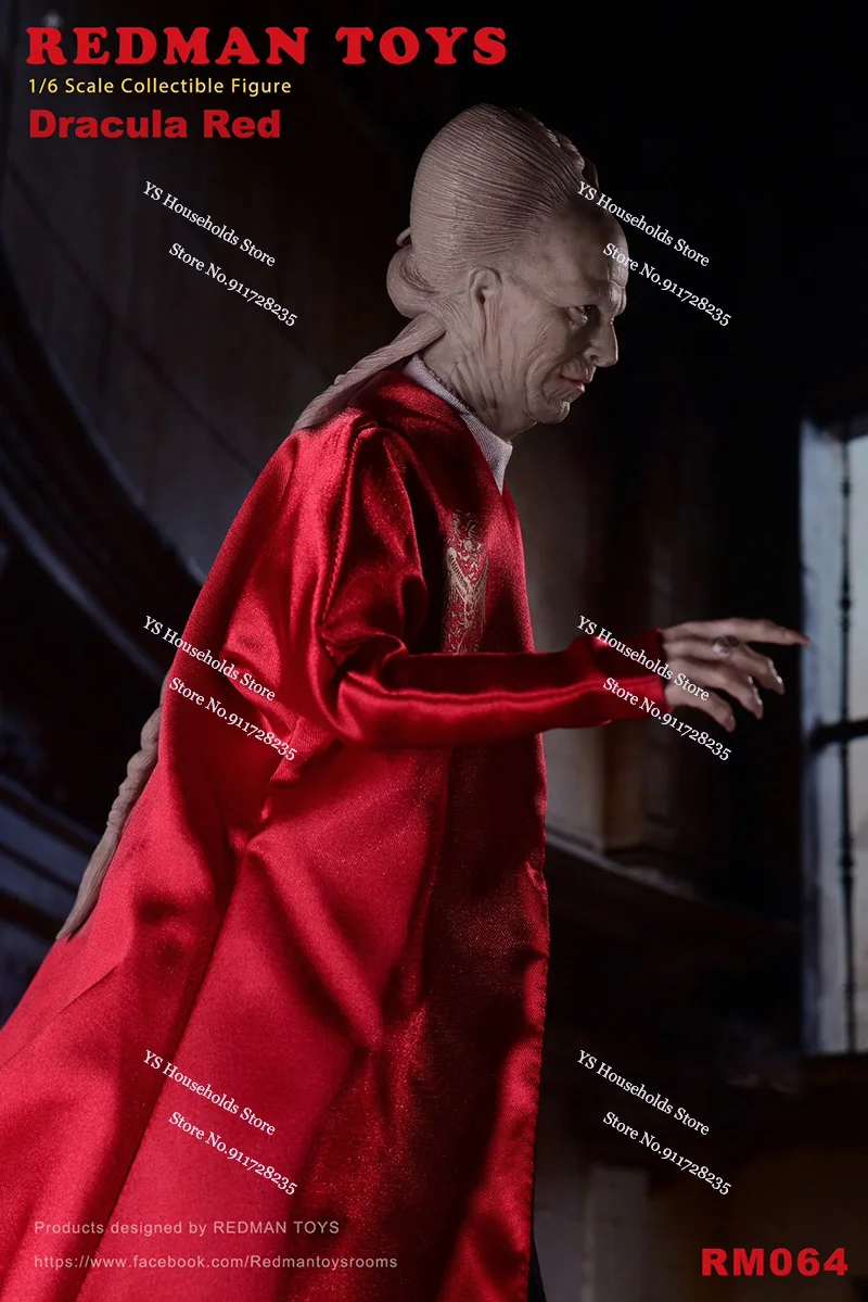 Фото REDMAN/игрушки 1/6 масштаб RM063, Дракула, синий RM064, красная накидка, версия, коллекционный человек, экшн-фижура, классический фильм, мини-кукла, 12 дюймов №5