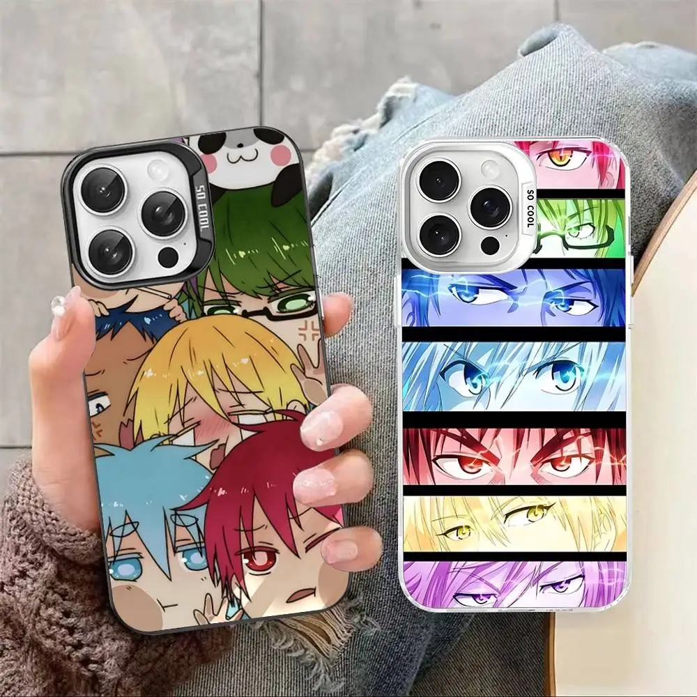 Чехол для телефона Kurokos Basketball с аниме для iPhone 17, 16, 15, 14, 13, 12, 11 Pro MAX, матовый противоударный матовый чехол с защитой от падения