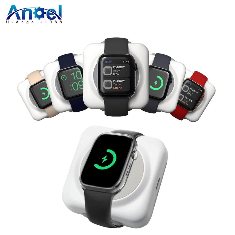Внешний аккумулятор ISDT PB10DW, беспроводное двухстороннее быстрое зарядное устройство 2100 мАч, магнитное портативное мини-зарядное устройство большой емкости