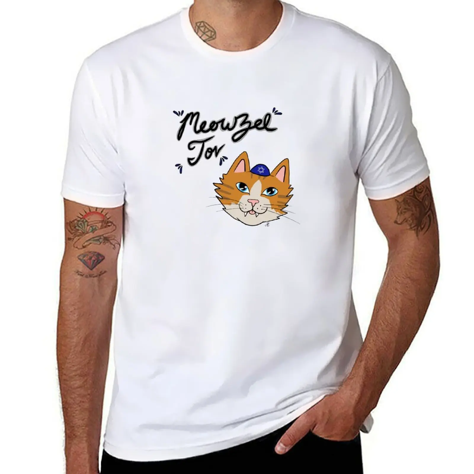 Meowzel...” футболка мужская повседневная мужская футболка для мужчин футболка