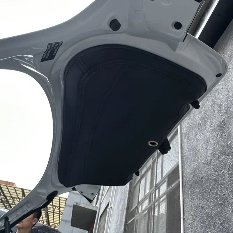 Фото Защитный коврик для задней двери Tesla Model 3 +, модель Y, задний багажник, кожаный замшевый чехол против грязи, новая модель 3, аксессуары Highland 2024 №4