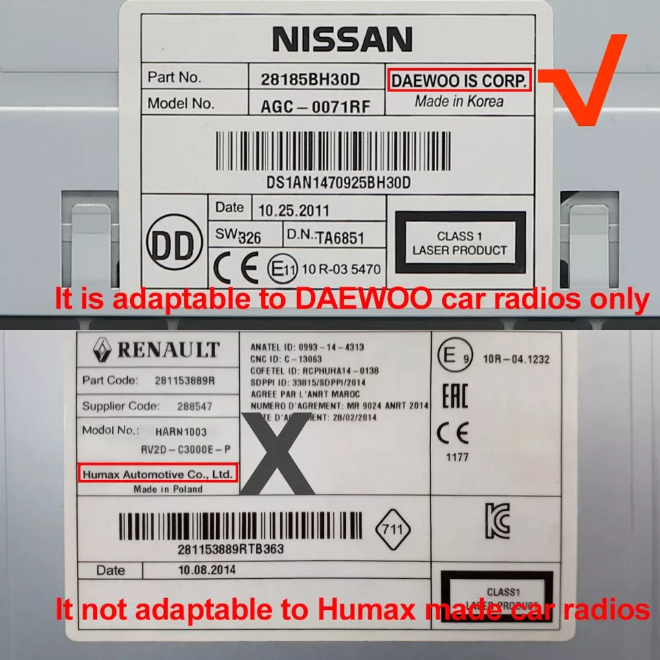 Фото Дисплей для Nissan Dualis/ Frontier/ Juke/ Qashqai и Suzuki Equator Car Radio №3