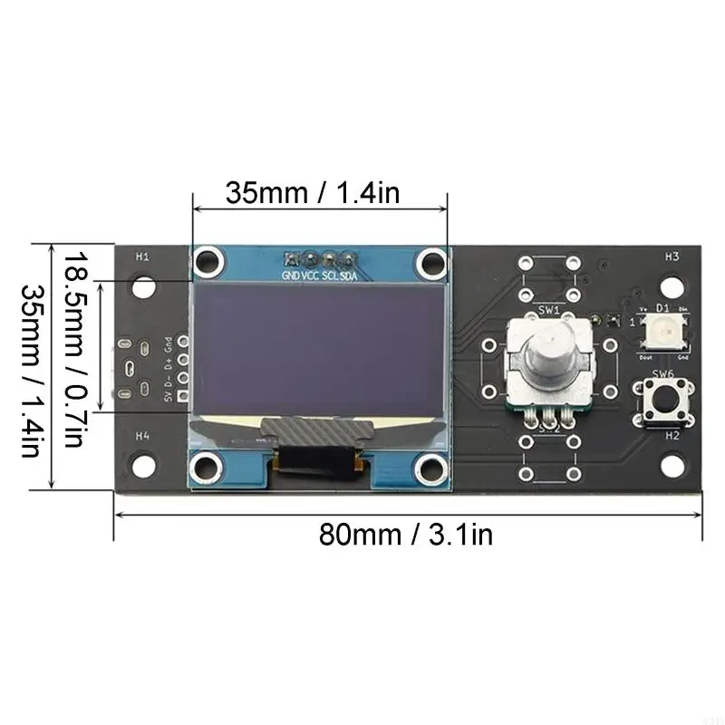 634A 1,3 дюйма для 3B емкостный для экрана с сенсорным OLED для Voron (art.: 3920cc568dcb2) - 3920cc568dcb2